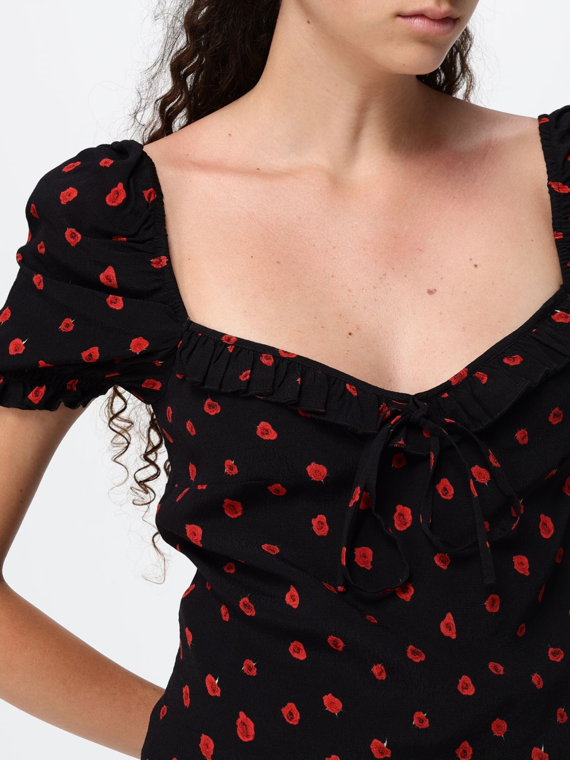 Top Woman color Black