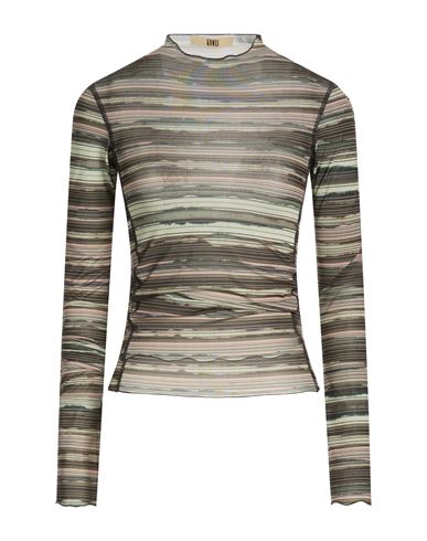 Woman Top Green Size M Polyester, Elastane