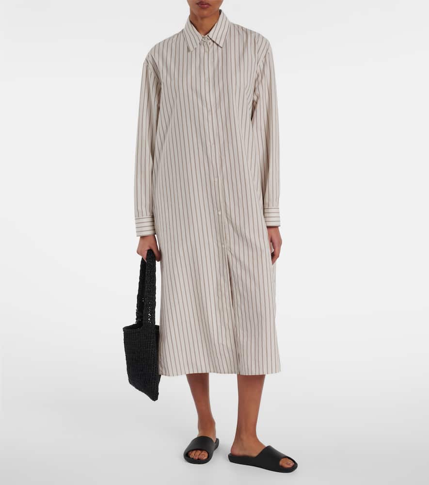 Chihiro striped cotton shirt dress