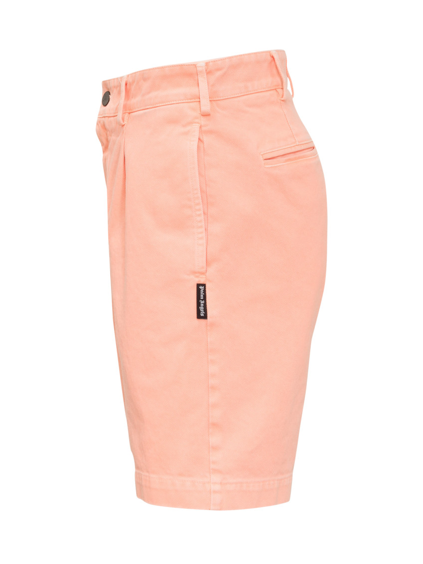 Coral Solid Shorts