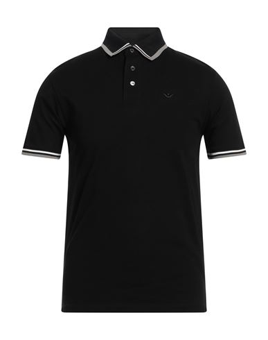 Emporio Armani Man Polo shirt Black Size S Cotton