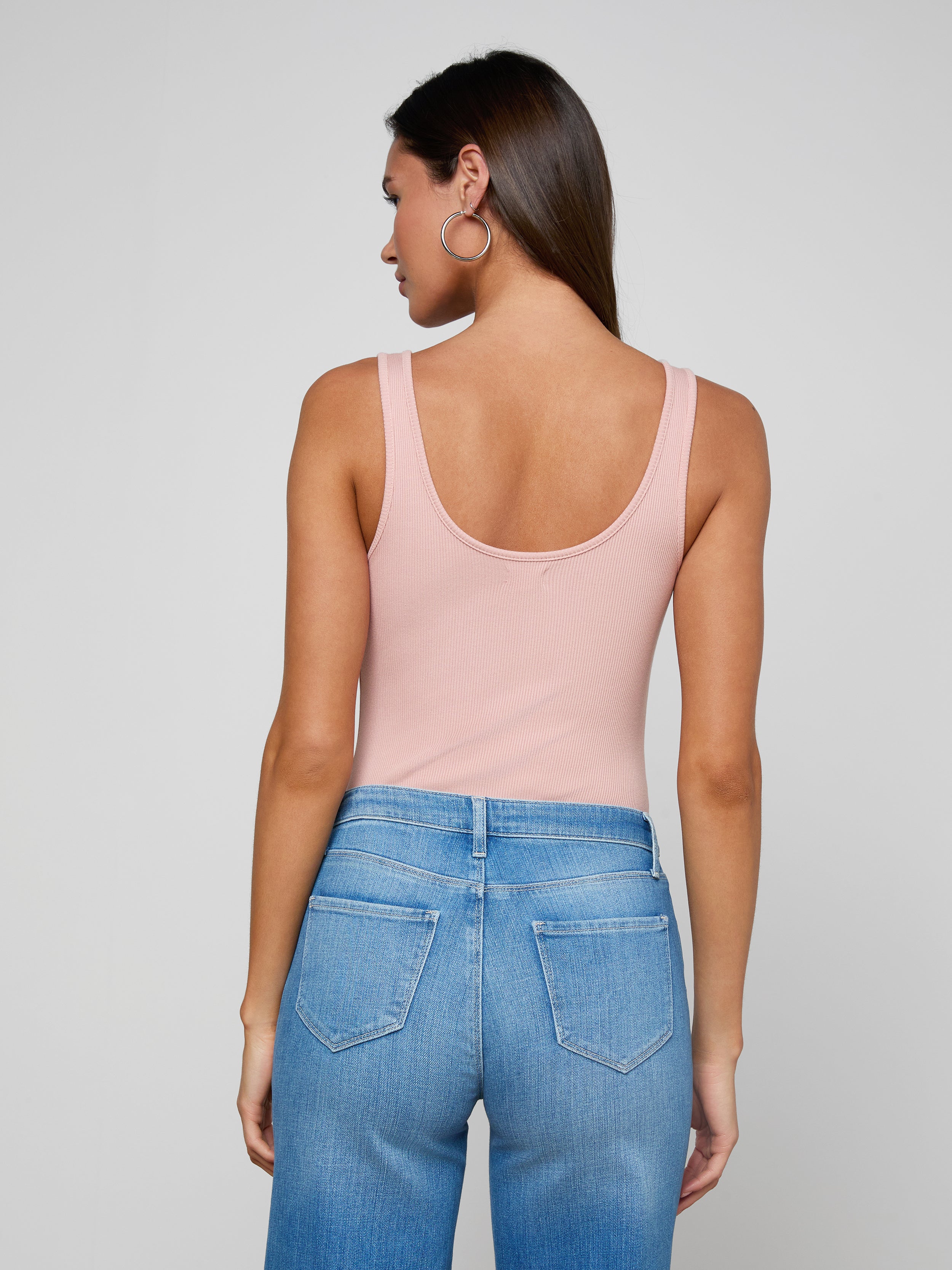 Nica Scoopneck Bodysuit In Parfait