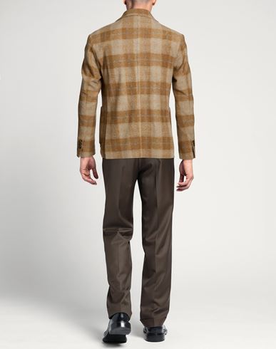 Man Blazer Sand Size 44 Virgin Wool, Acrylic, Polyester