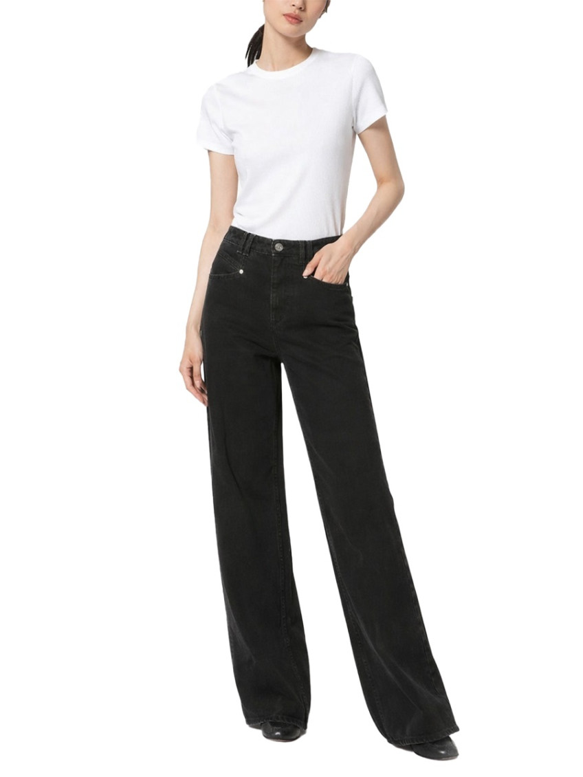Black Relaxed High Rise Jeans