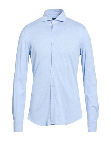 Man Shirt Azure Size 17 ¾ Cotton