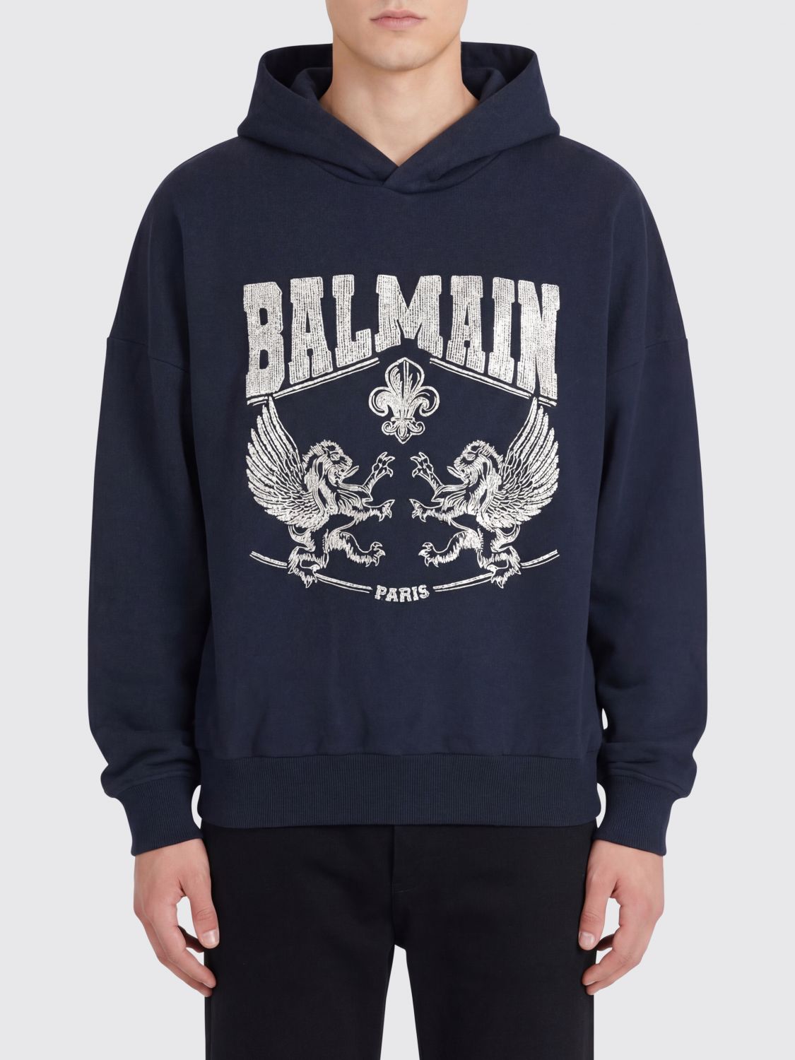 Sweatshirt Men color Black