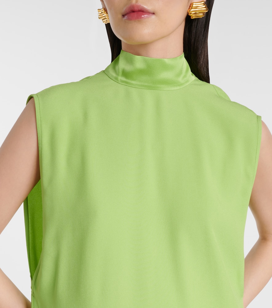Miami crêpe cady maxi dress