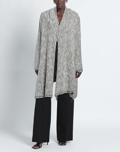 Woman Overcoat & Trench Coat Grey Size 6 Cotton