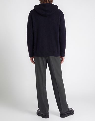Family First Milano Man Sweater Navy Size S Mohair wool, Polyamide, Acrylic