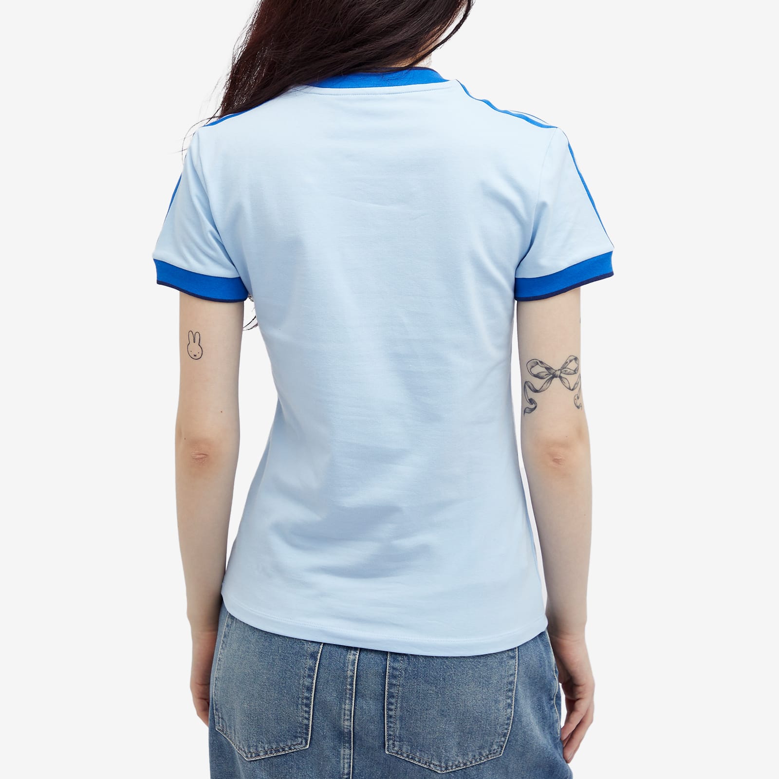 Women's Badge Slim T-Shirt in Clear Sky