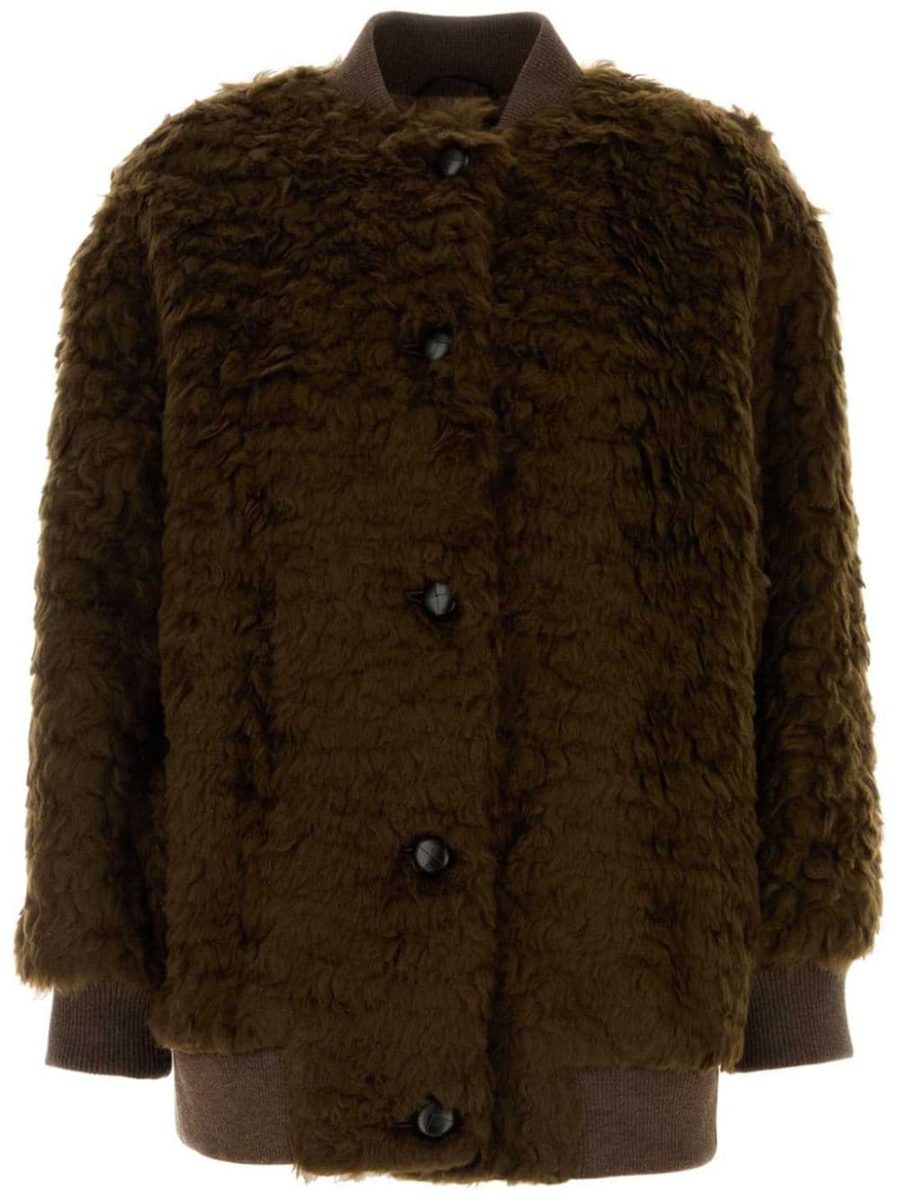 Teddy bomber jacket - Brown