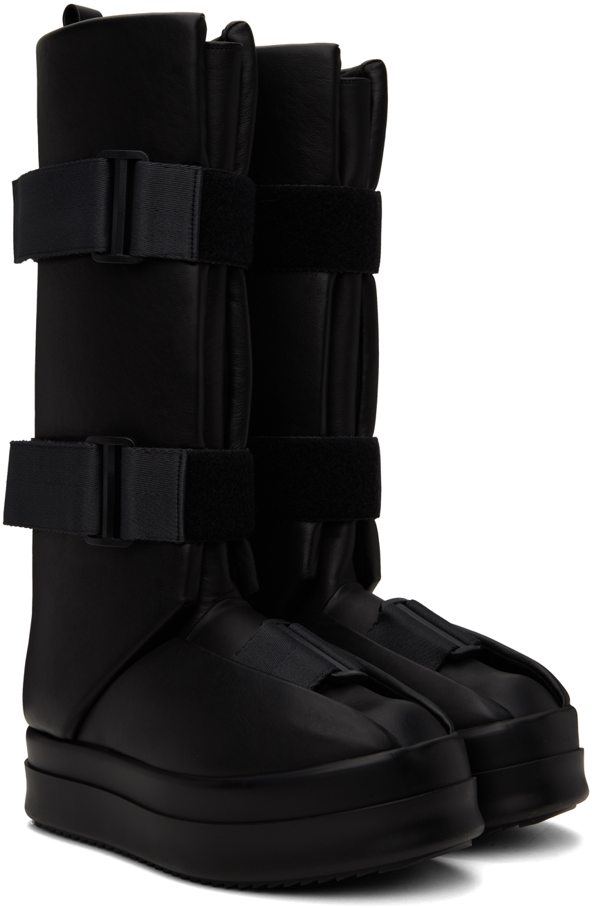 Rick Owens Black Splint Boots