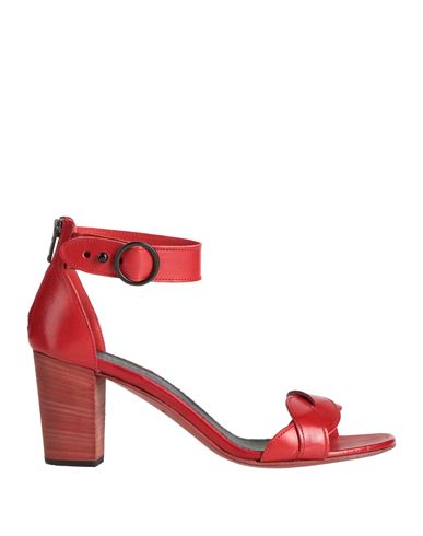 Woman Sandals Brick Size 7.5 Leather
