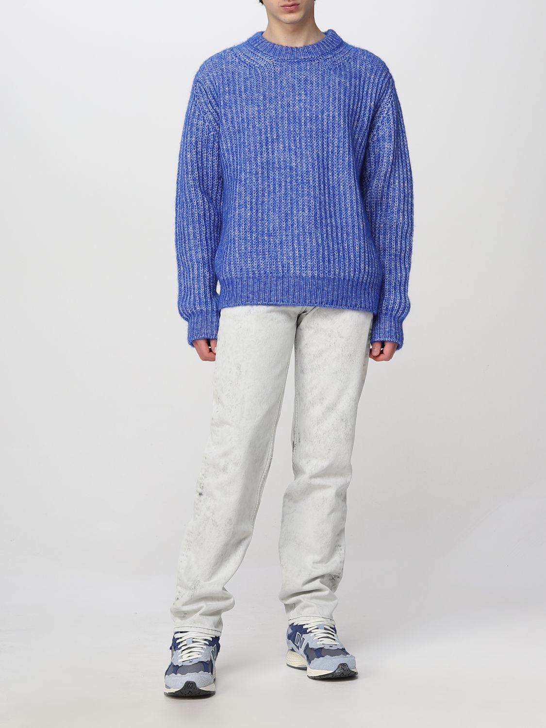 Sweatshirt Men color Blue