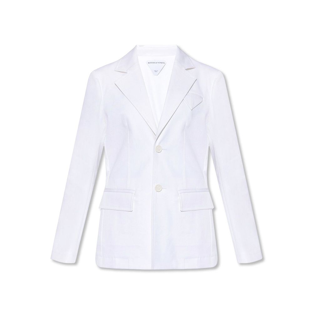 Cotton Blazer — White
