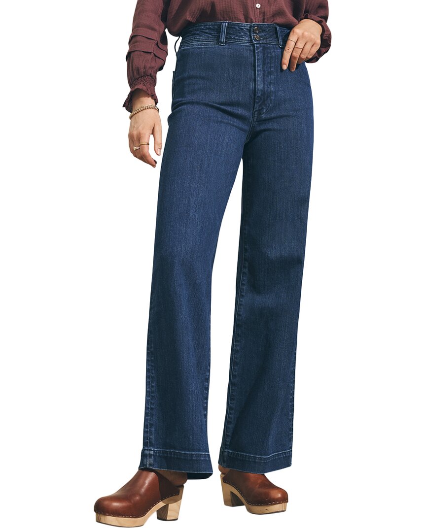 Faherty 여성 Denim Wide Leg Pant