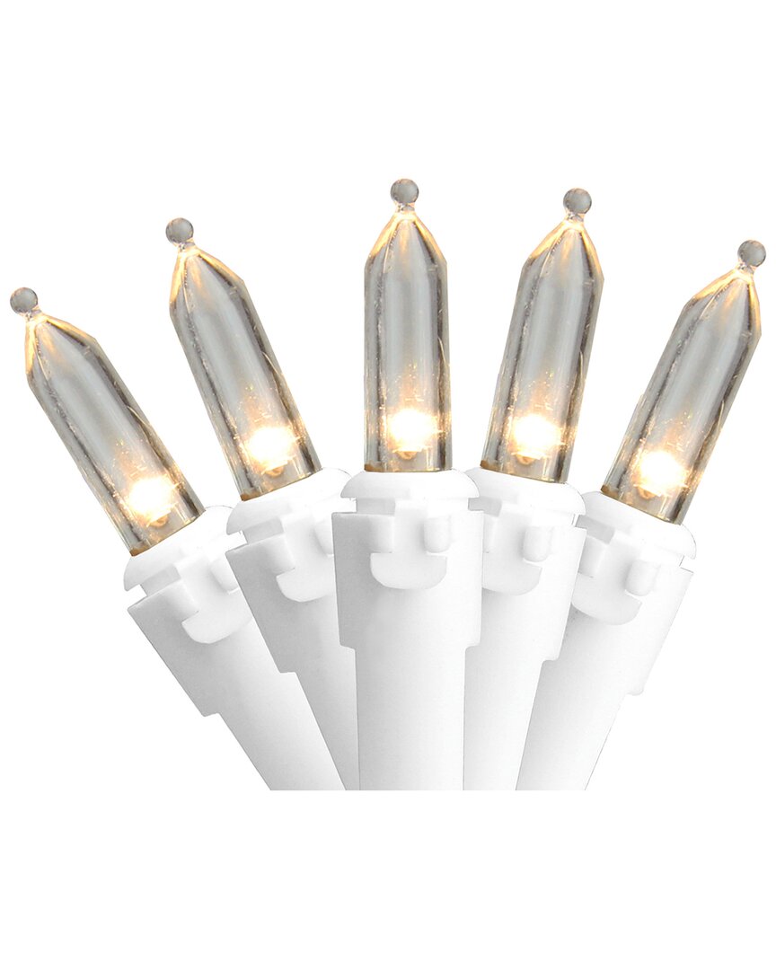 Dnu Unprofitable Northlight 50-Count Warm White Led Mini Christmas Lights 16.25Ft White Wire