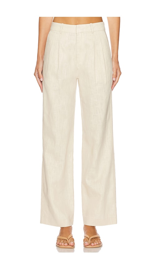 Rue Sophie Reise Linen Pant in Beige.  XL. Also in