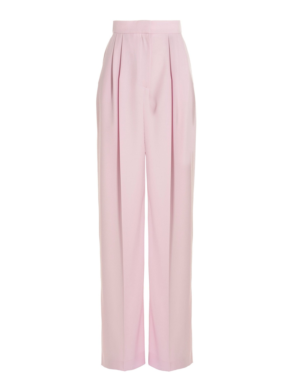 Pants with front pleat