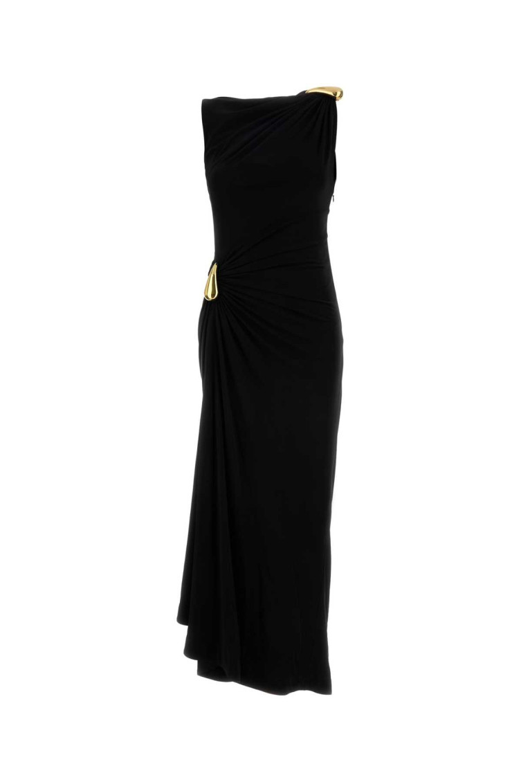 Black jersey dress