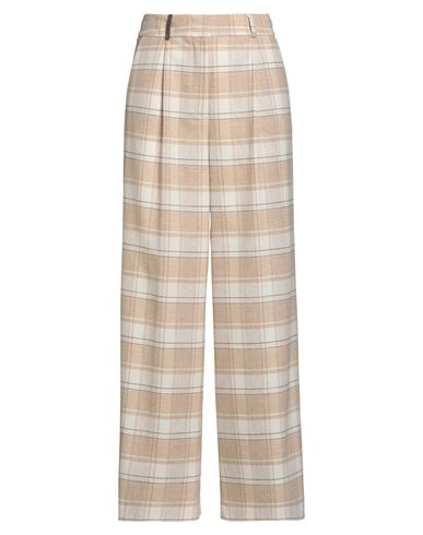 Woman Pants Beige Size 10 Wool, Polyester, Viscose, Polyamide, Elastane