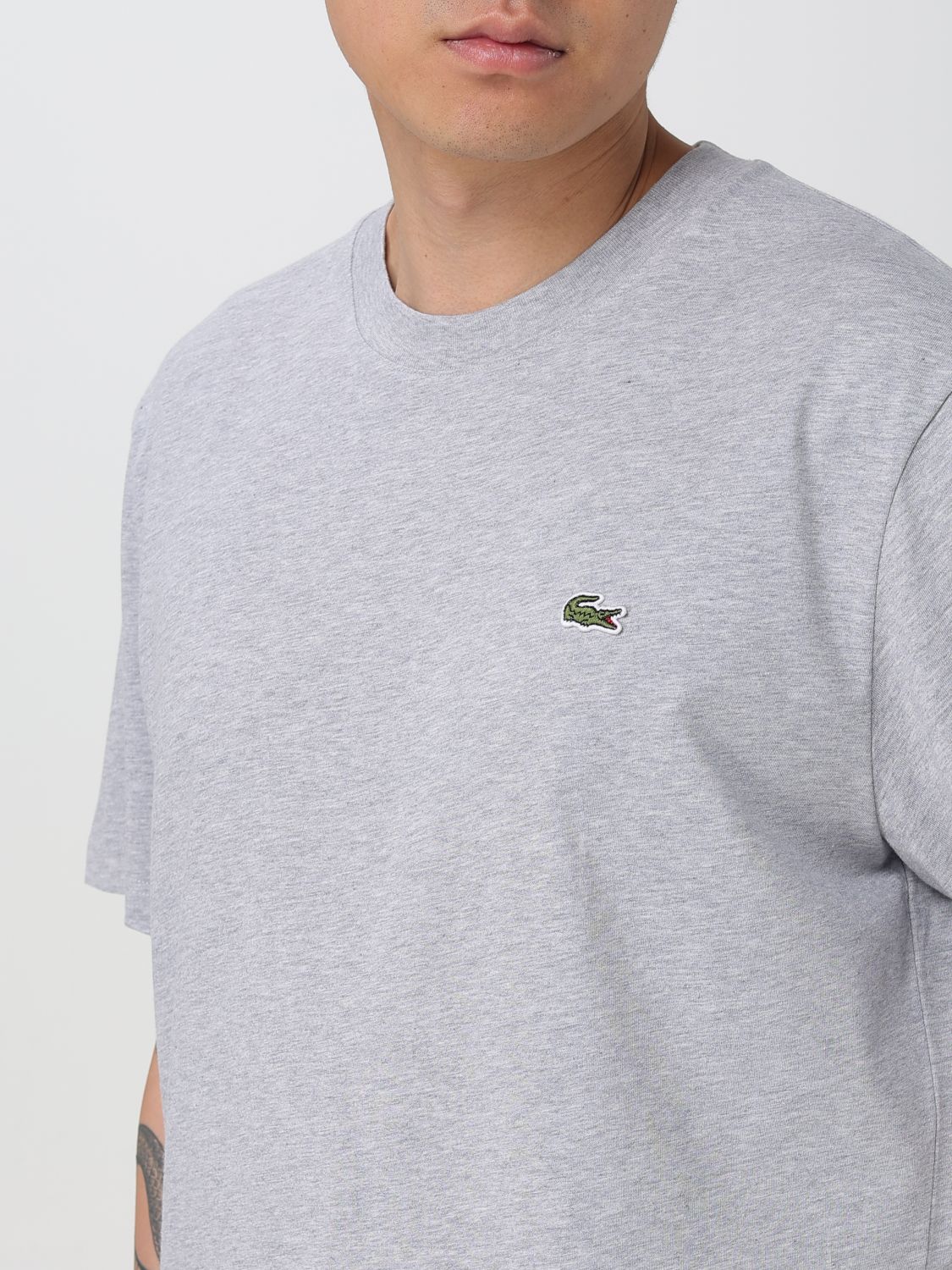 T-Shirt LACOSTE Men color Grey