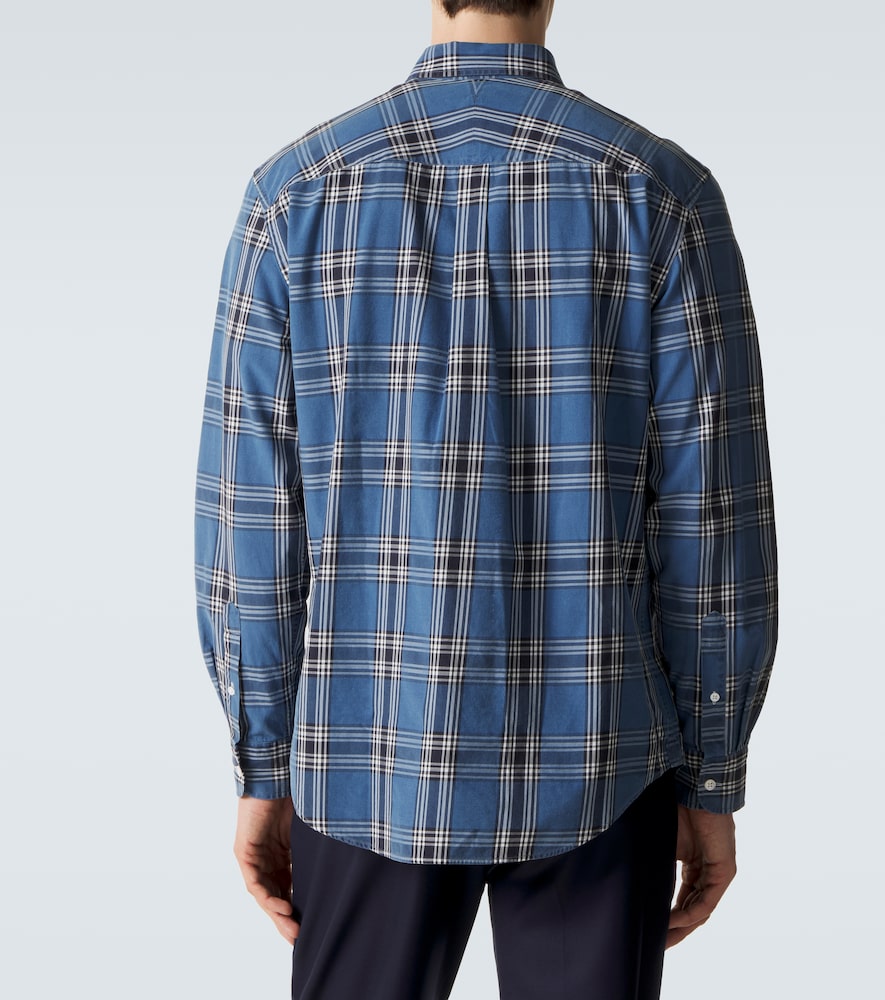 Plaid cotton shirt