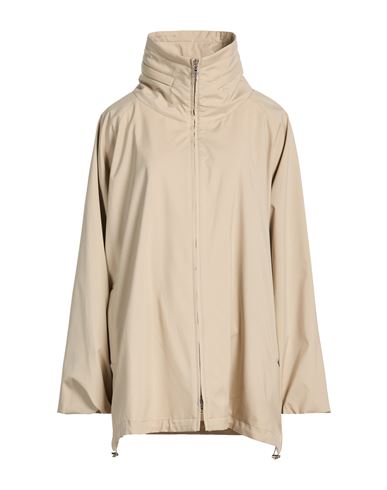 Woman Overcoat & Trench Coat Beige Size 8 Polyester, Polyurethane