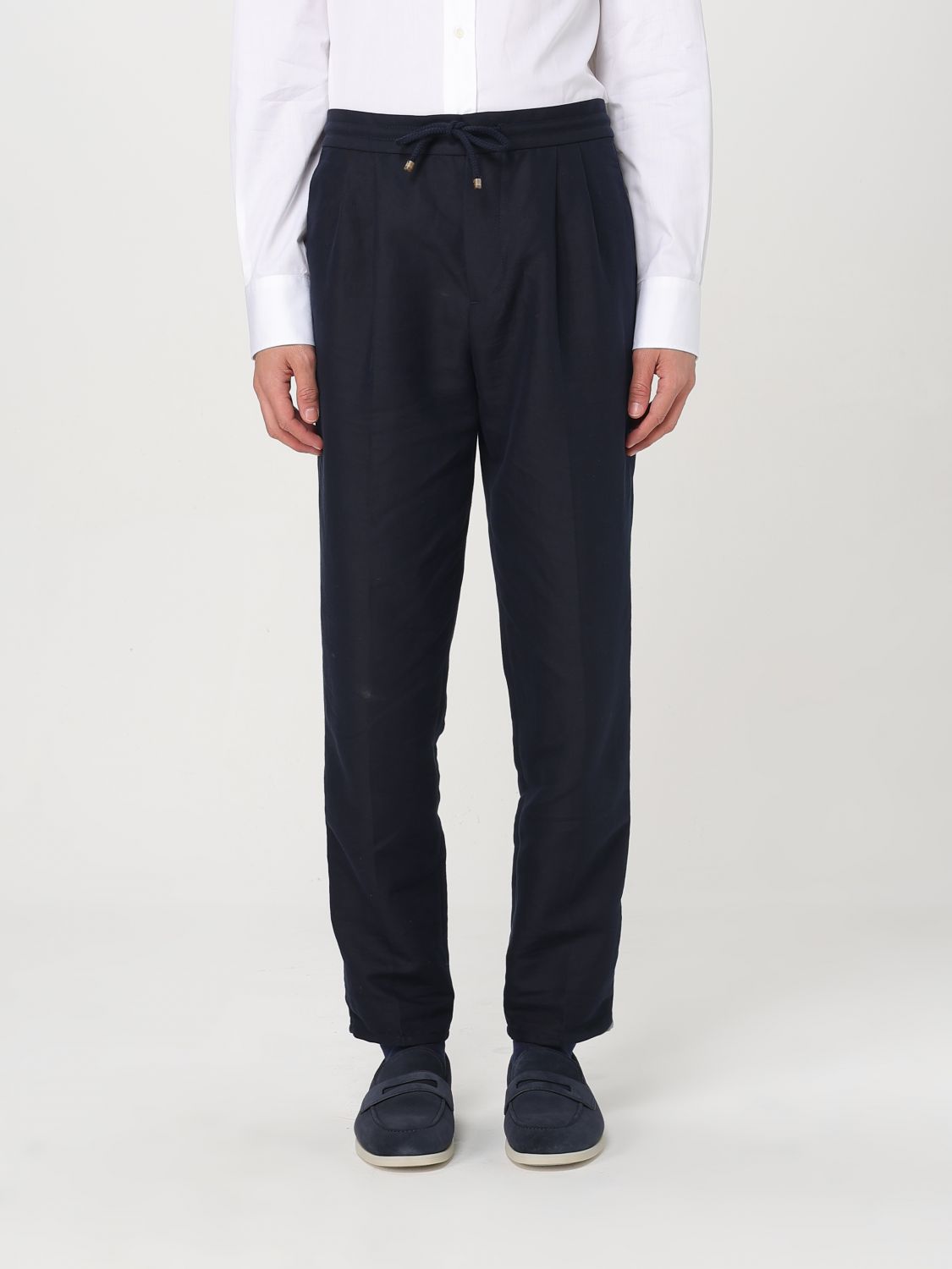 Pants Men color Blue