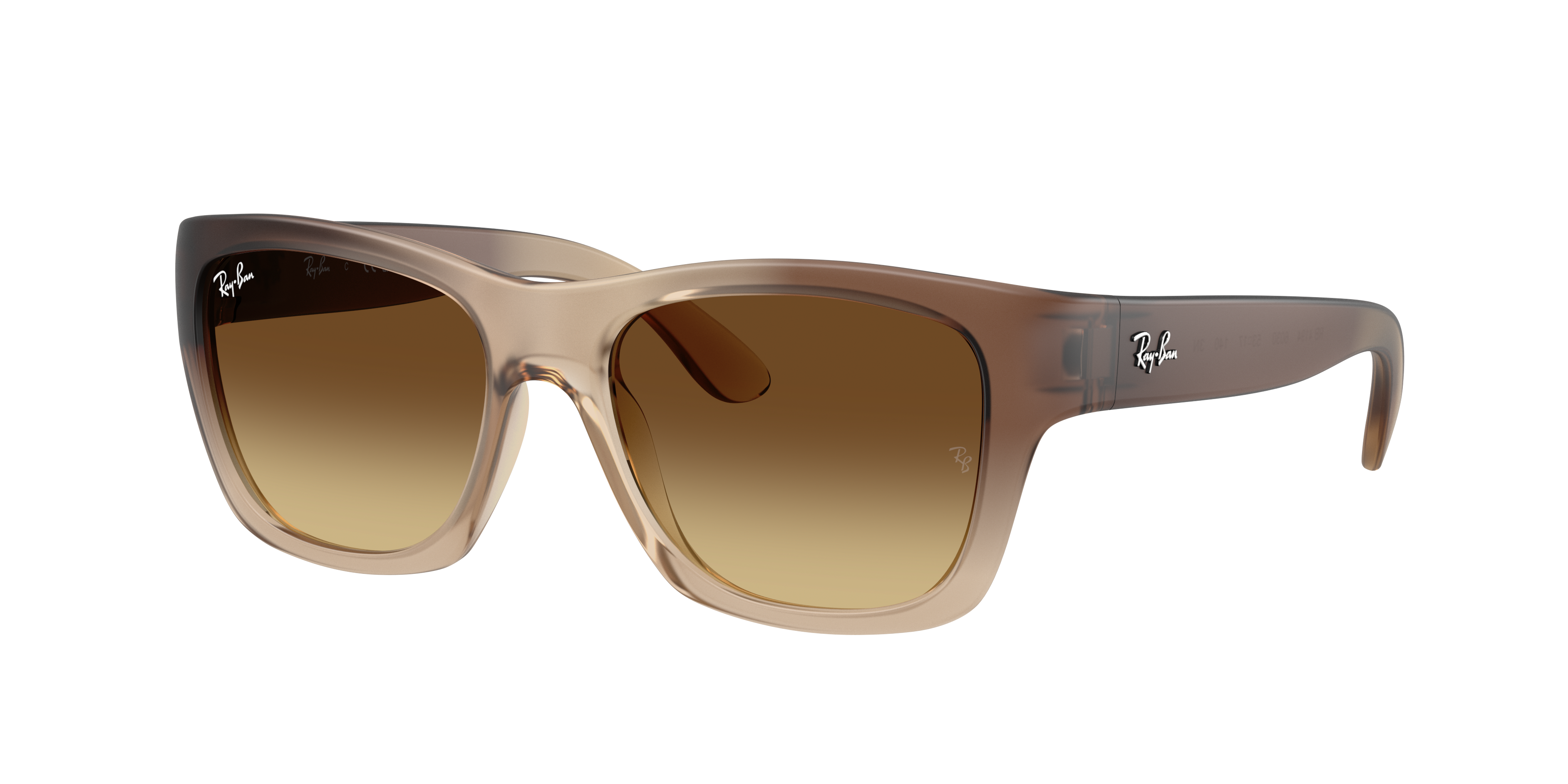 Ray-Ban Unisex Sunglass RB4194 - Frame color: Pink, Lens color: Grey Gradient
