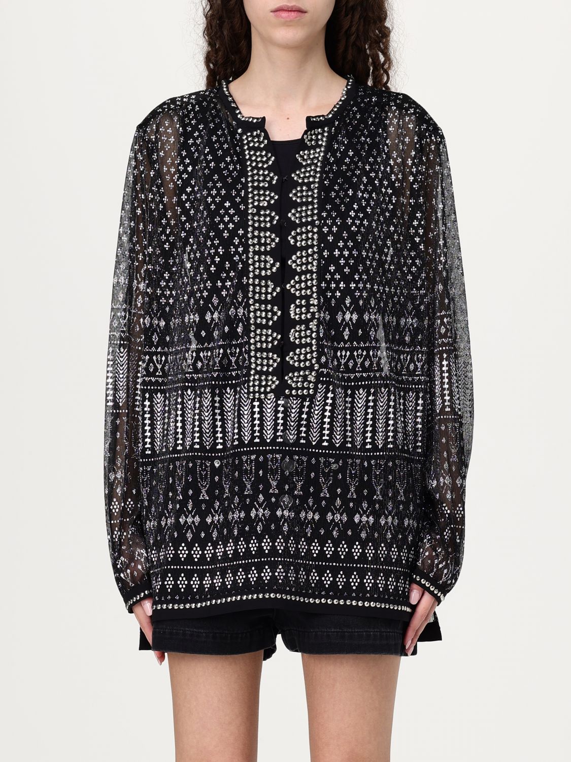 Top ISABEL MARANT Woman color Black