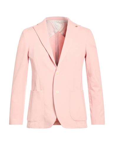 Man Blazer Light pink Size 38 Cotton, Polyamide, Elastane