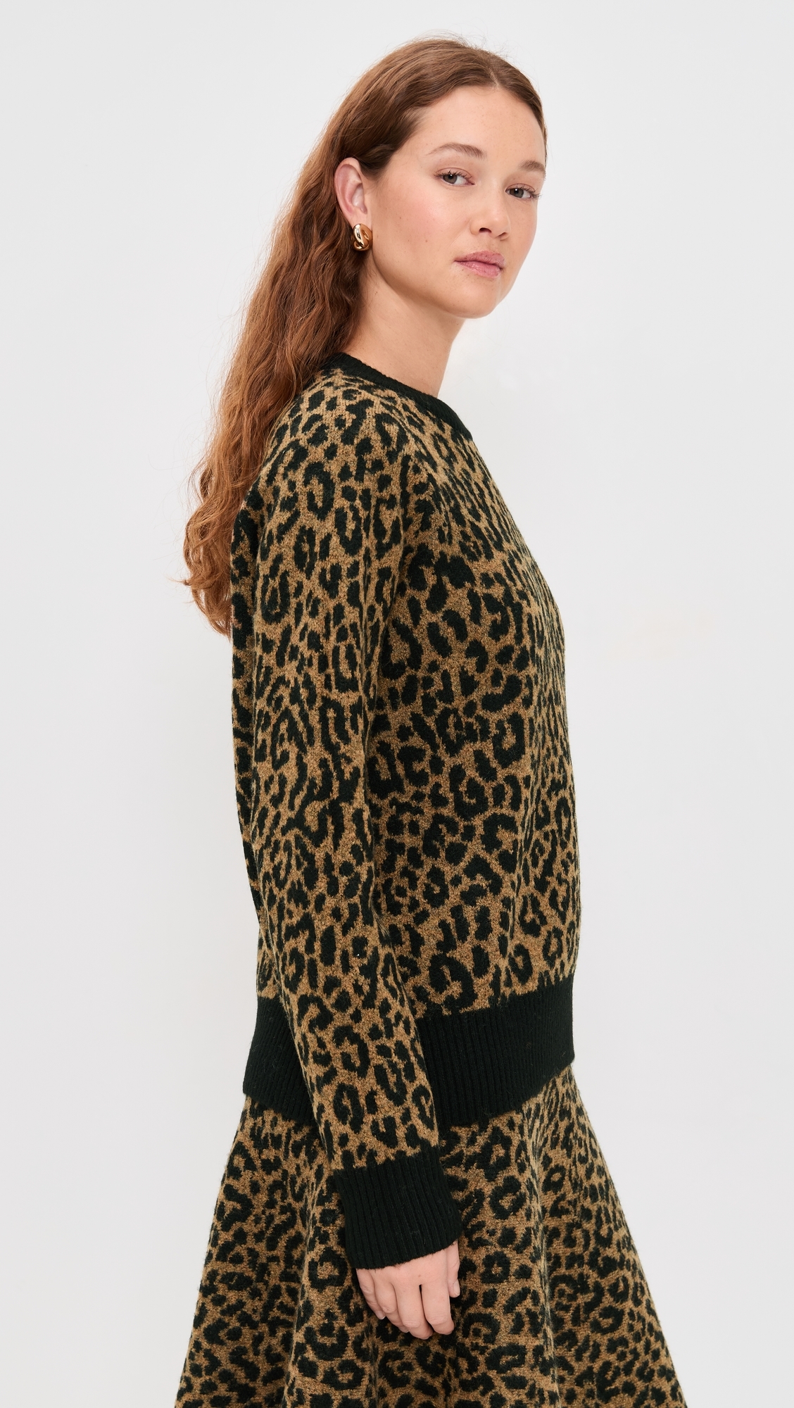 Cheetah Pullover Camel Cheetah