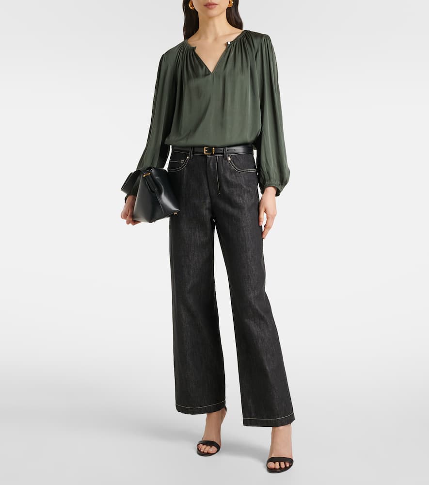 Riona satin blouse