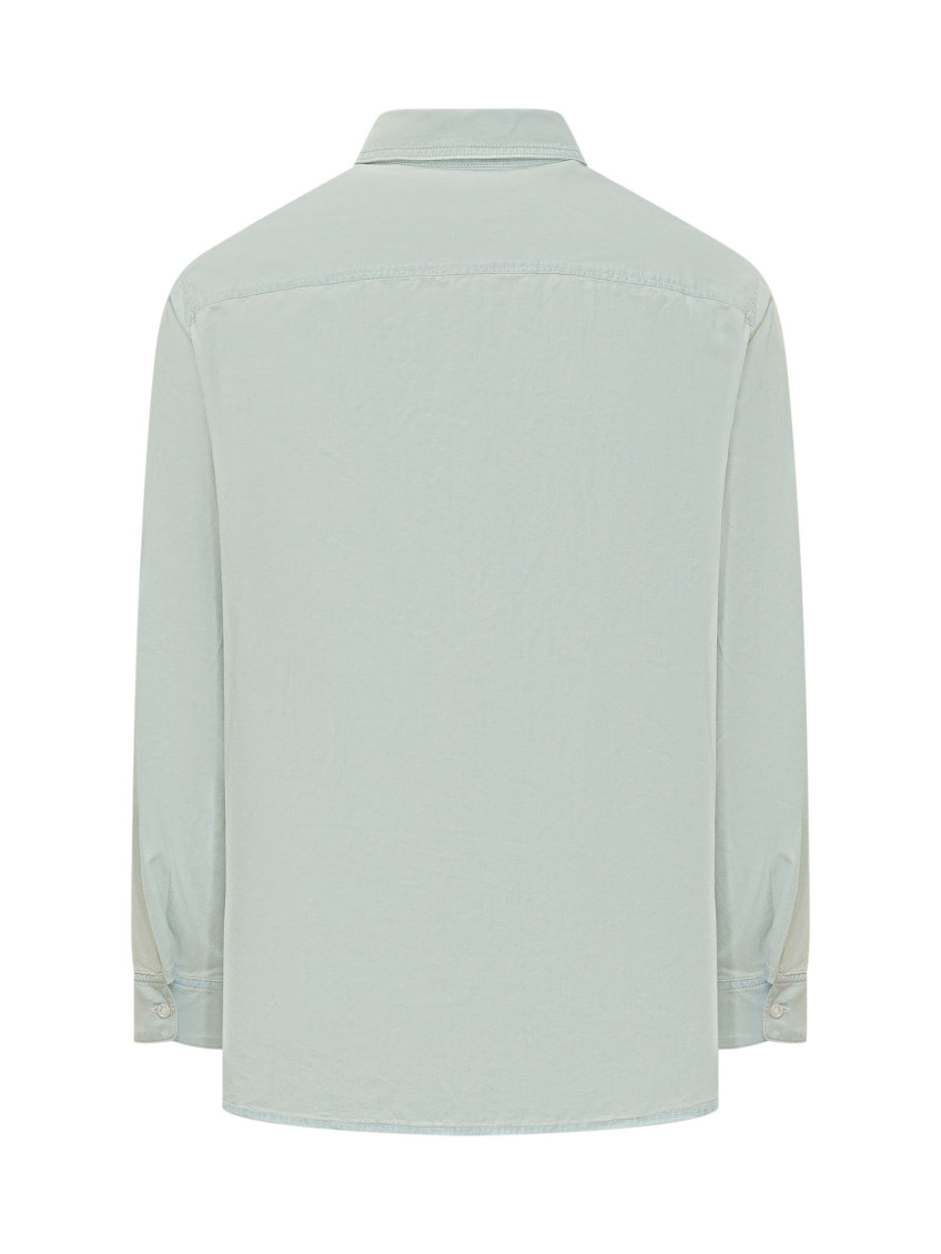 Light Blue Relaxed Solid Shirt