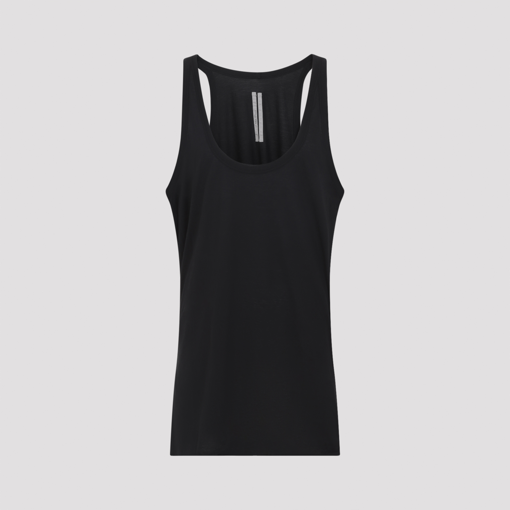 Pony Tank Top Black Cotton Tshirt - Men