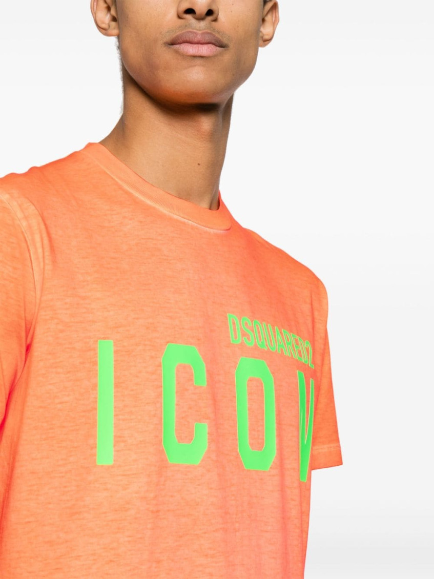 Logo Icon Printed Crewneck T-shirt