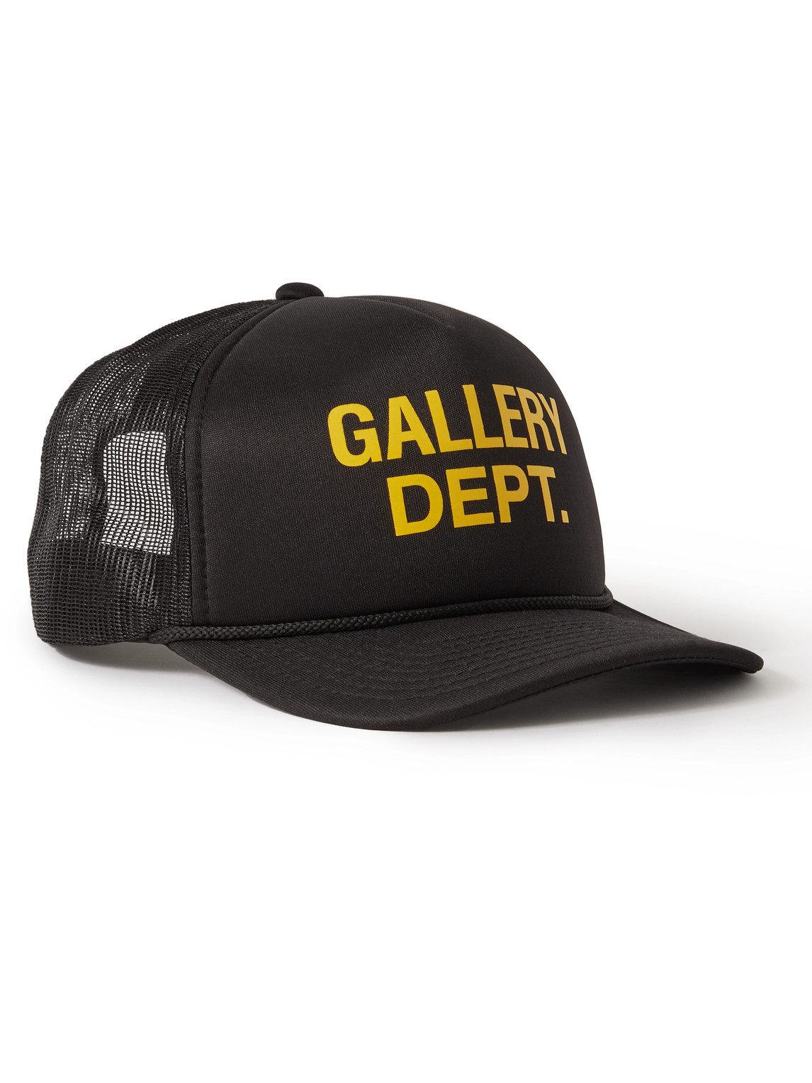 Logo-Print Foam and Mesh Trucker Cap