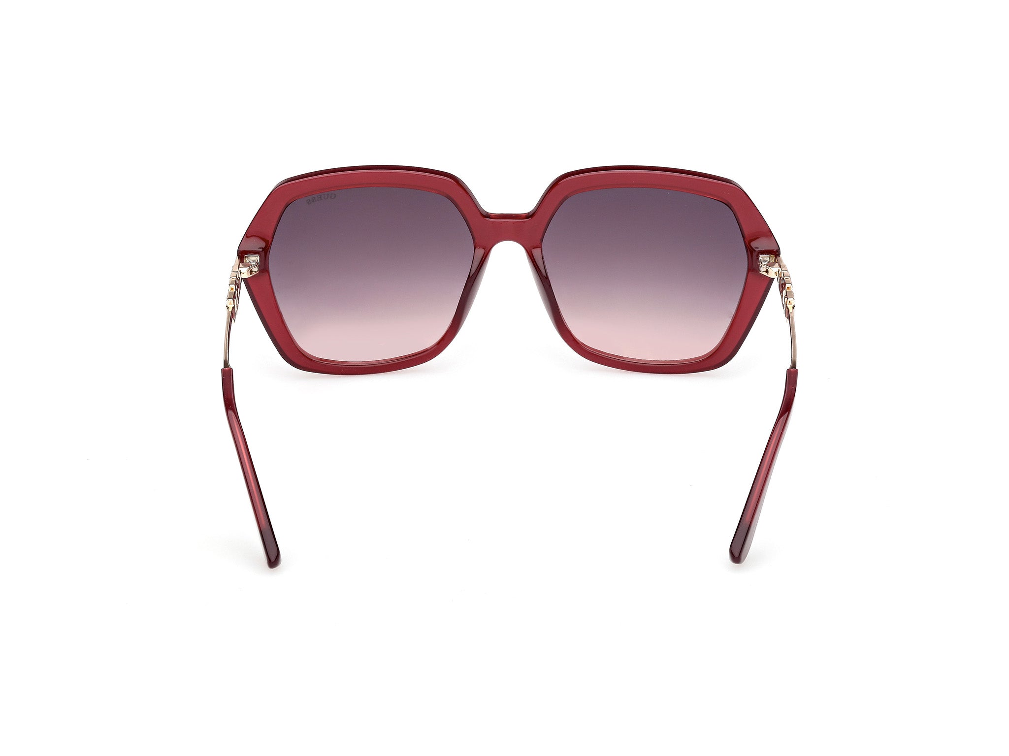 Guess Mujer Guess GU00267 69Z Gafas de sol Inyectado Burdeos Violeta Geométrico Norma
