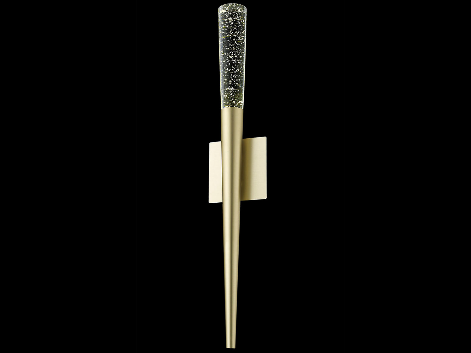 The Original Glacier Avenue 1-Light Wall Sconce in Brushed Bra