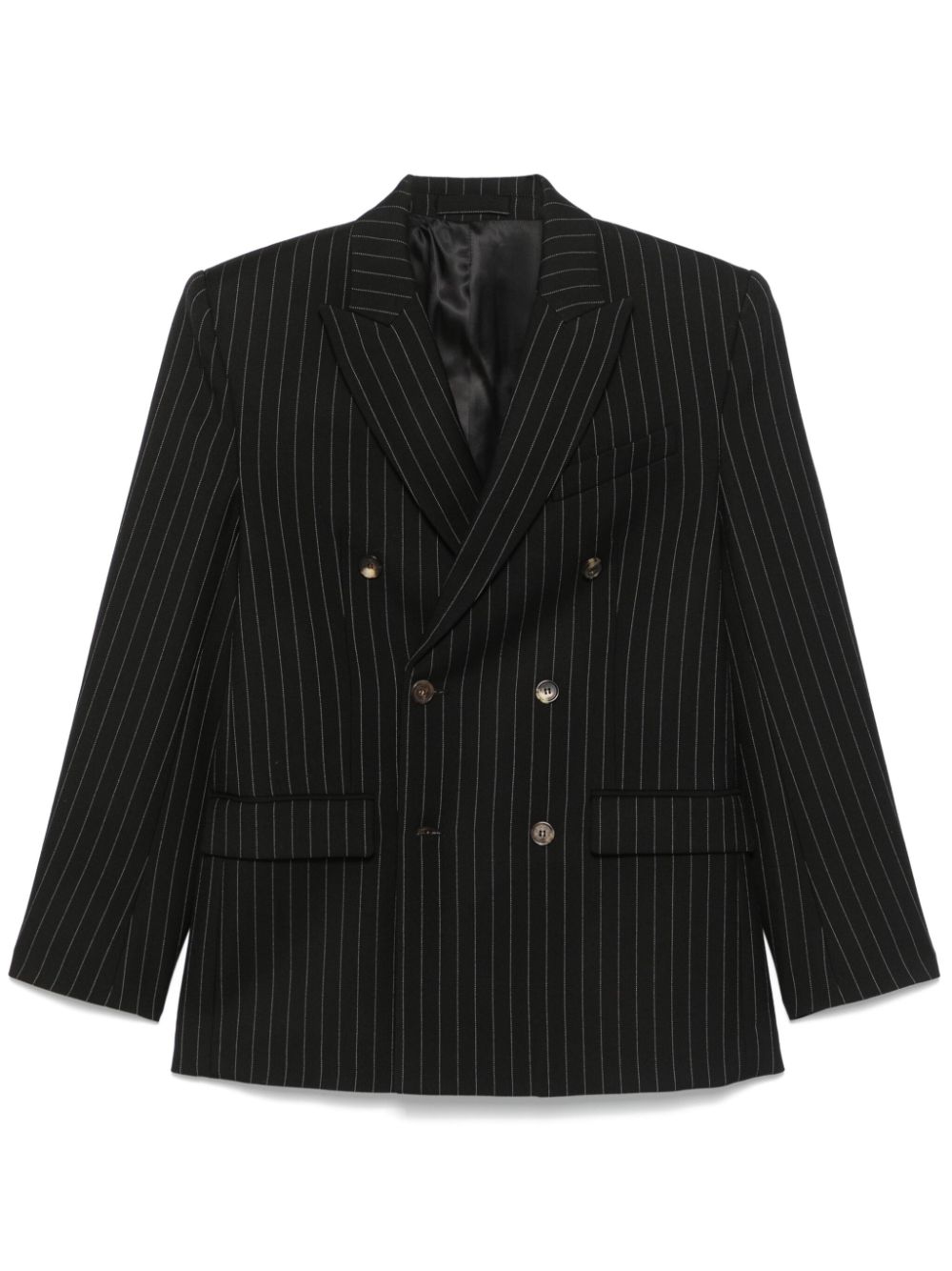 Double-breasted blazer - Black