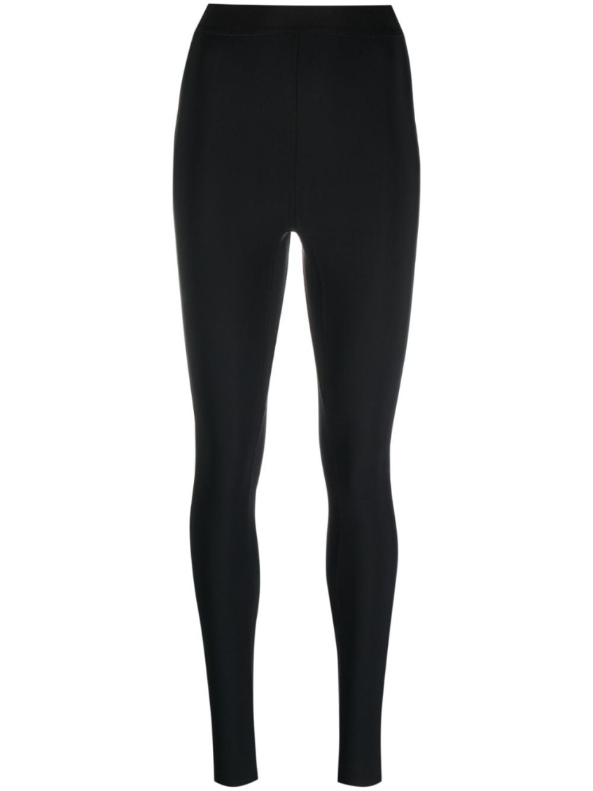 - High Waist Zipped Leggings