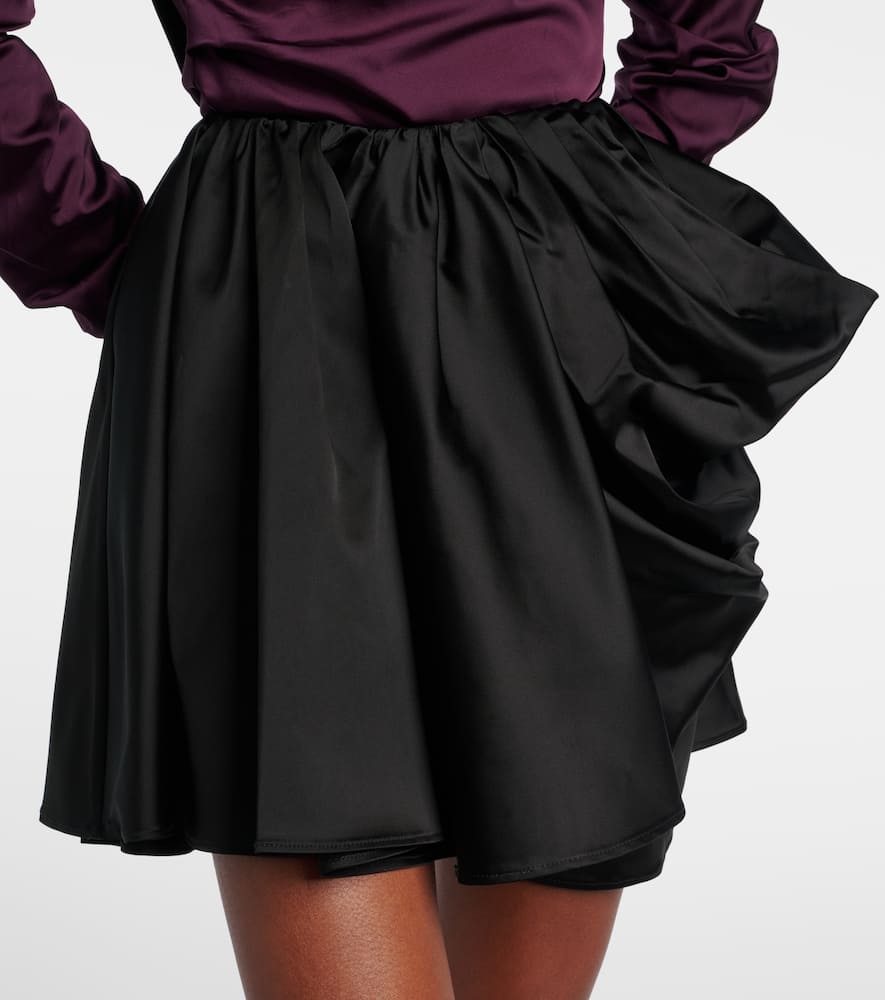 Draped miniskirt