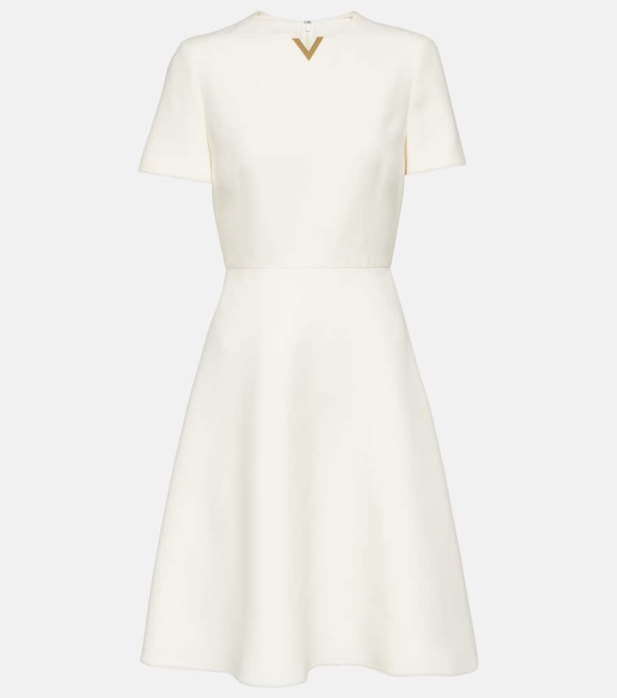 Wool and silk minidress