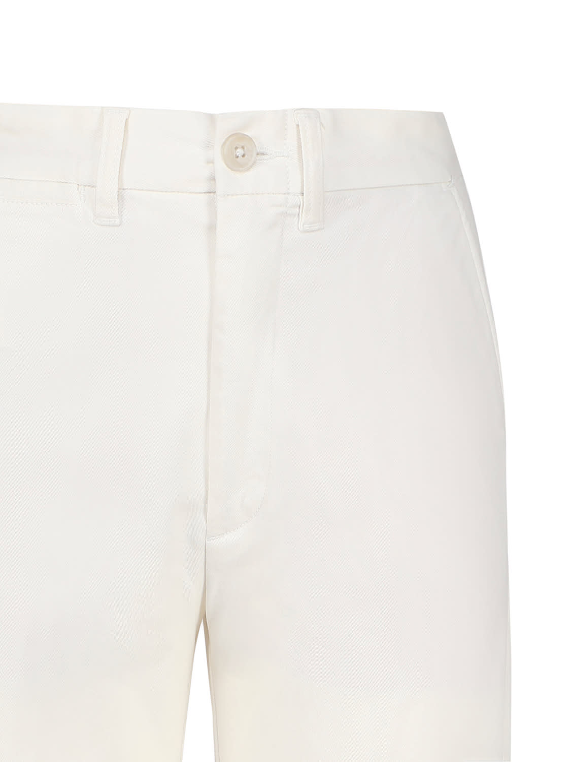 Cropped flared trousers