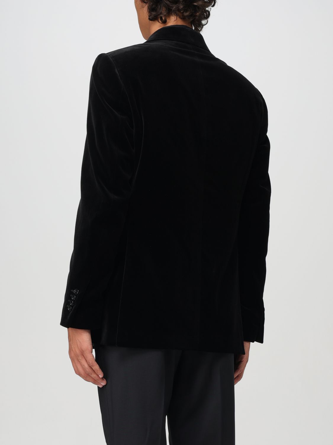 Velour blazer - Brown