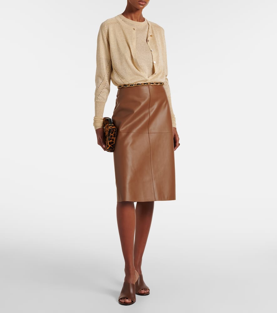 Tasse lamé cardigan