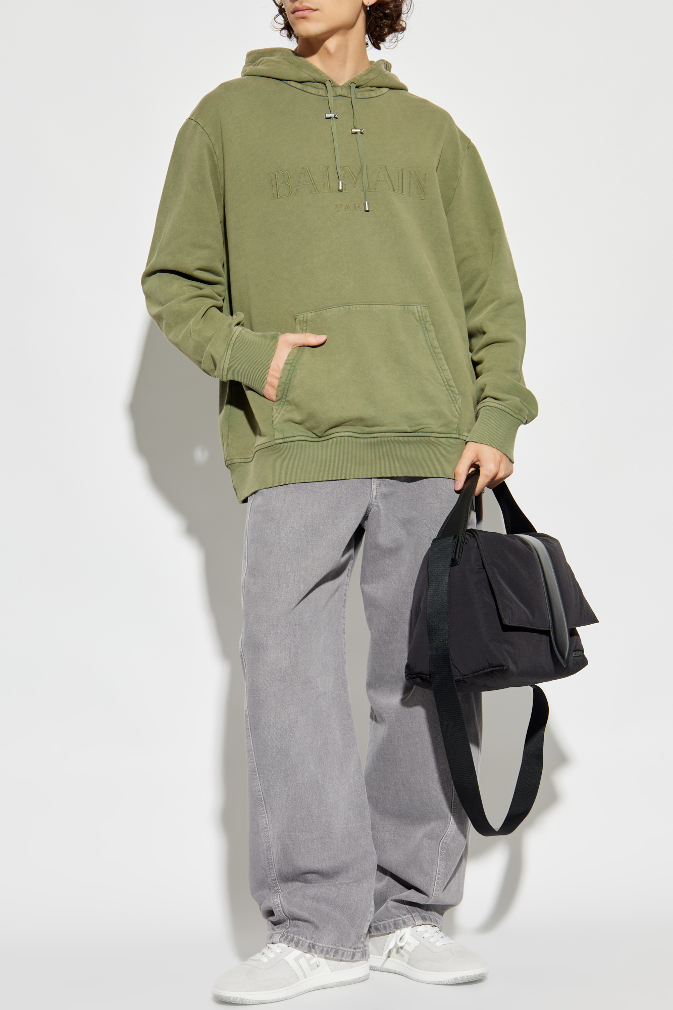 Sweatshirt With Logo, Men's, Green