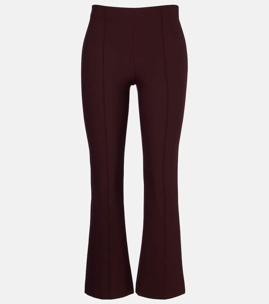 Cropped flared pants