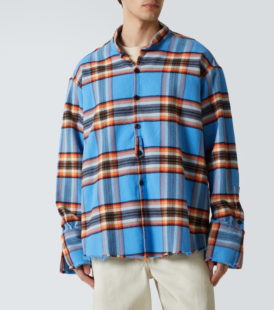 Plaid cotton shirt